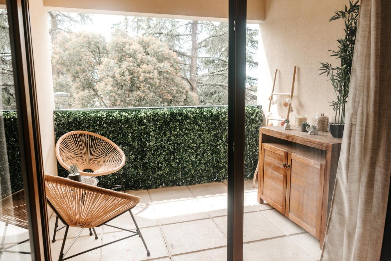 Appartement Moderne Central Avec Piscine, Garage Prive Et Terrasse Sud Uzès Exteriör bild